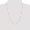 10k Yellow Gold 1.10mm Singapore Chain Necklace 14"-24" for Men Women - Image 3