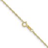 10k Yellow Gold 1.10mm Singapore Chain Necklace 14"-24" for Men Women - Image 2